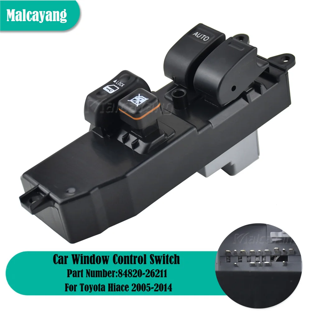 

Высококачественная электрическая кнопка управления окном 84820-26211 8482026211 для Toyota Hiace 2005 2006 2007-2014