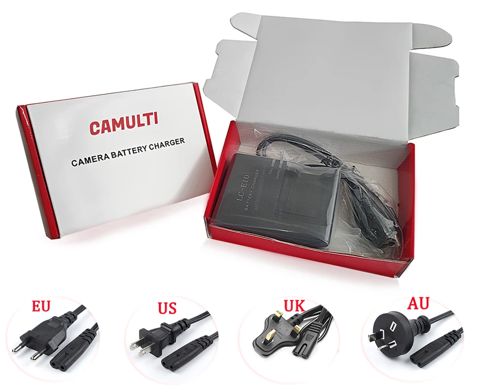 Caricatore USB Per Batteria Canon LP-E10 - Con Display LCD, Per EOS 1100D, 1200D, Rebel T3 - Foto 11