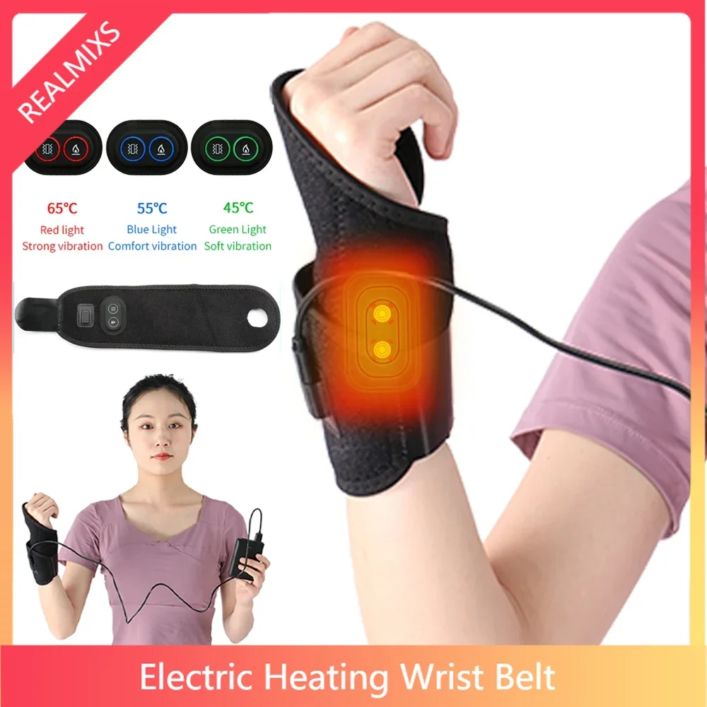 

Electric Heating Wrist Band Wrist Brace Unisex USB Charging Wrist Warmer Support Wristband for Injury Rheumatism Tendonitis