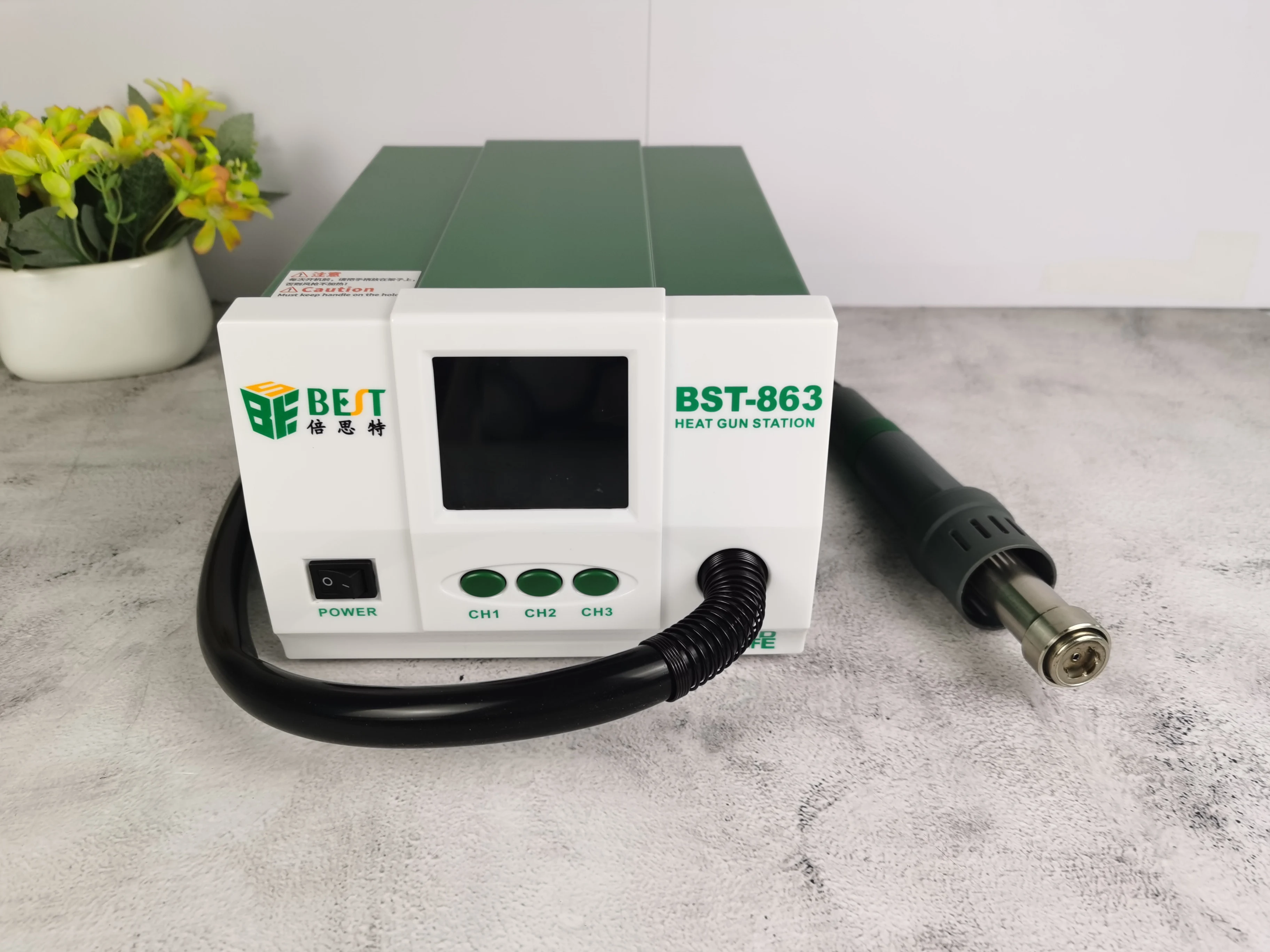 BEST BST863 1200W Soldering Station Intelligent LCD Touch Screen Heat
