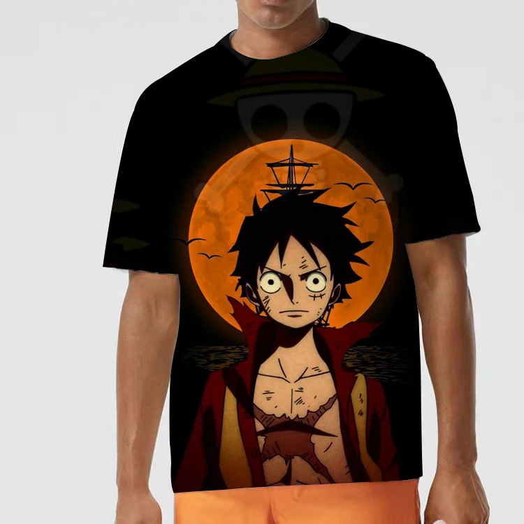 Casual T Shirt Anime One Piece Mens Short Sleeve T Shirt Retro Street Hip Hop T Shirt 12 S558c55b3fd3d40779a77c766d5d16127c
