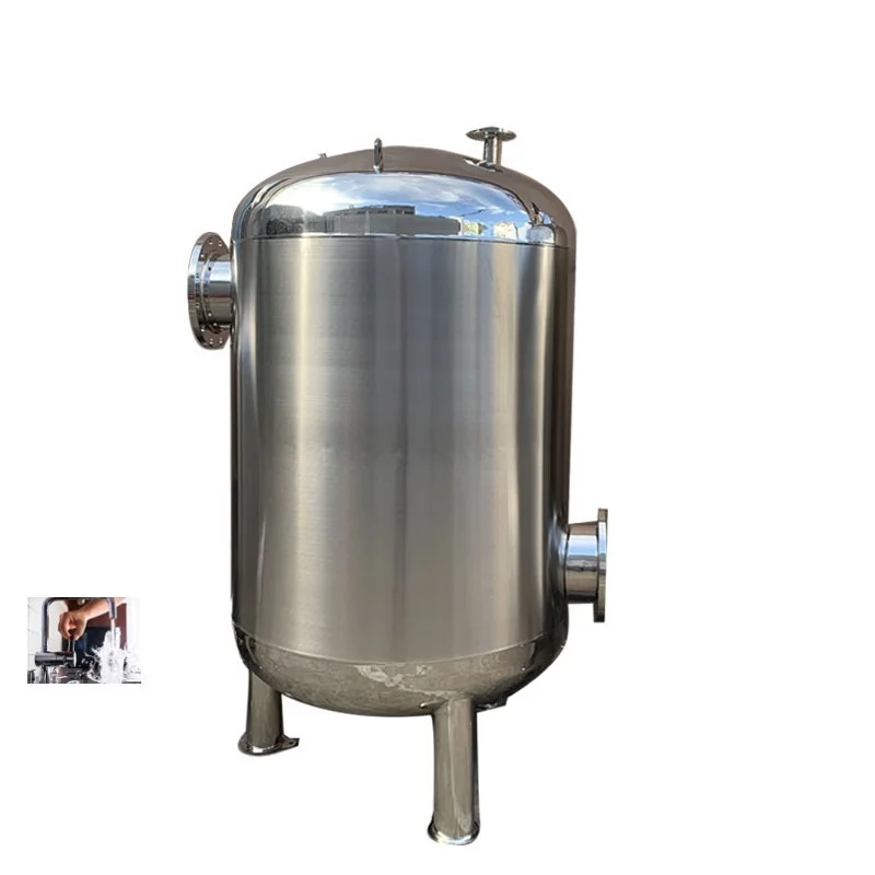 Wassereinlassbehälter aus Edelstahl 304, Vakuum-Unterdruck, Wassersiphon, Eimer, Druckschiff, Lagertank