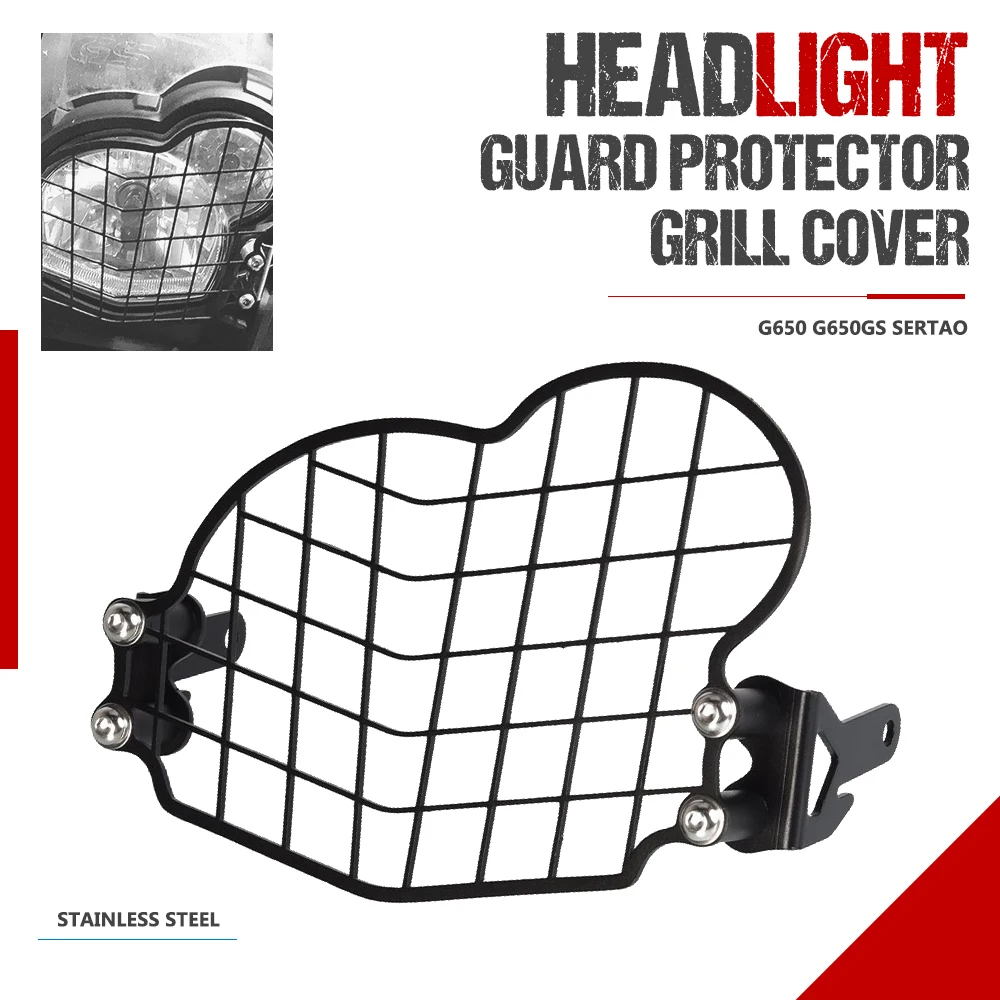 

Lamp Hoods For BMW G650 XCHALLENGE XCOUNTRY XMOTO Headlight Guard Front Light Lamp Turning Light Decoration Cover Accessories