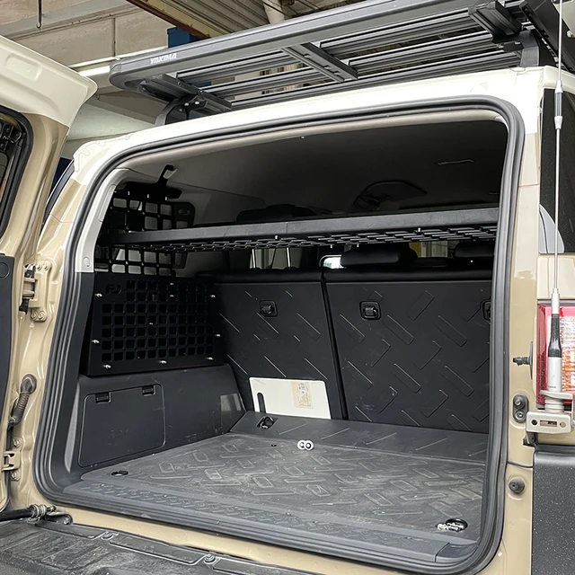 Car Trunk Organizer For Toyota FJ Cruiser (2007-2021) – 2-Pack Left Side Storage Bags With American Flag Pattern