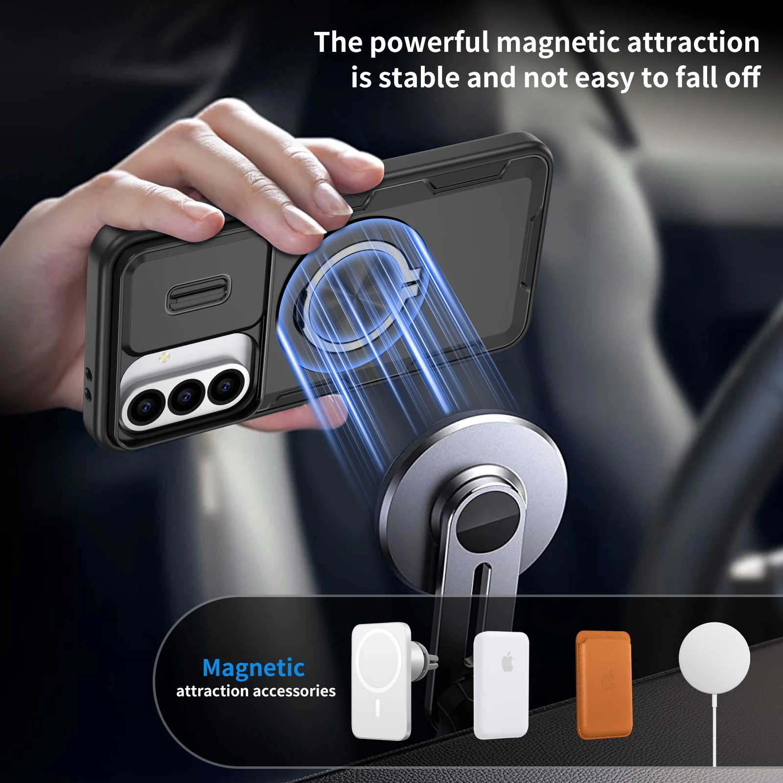 Phone Accessories Coque Funda Case for Samsung Galaxy S26 Ultra S23 S22 S24 S25 Plus 5G S 26 25 Anti-Knock Back Covers 2