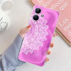 Shockproof Clear Silicone Phone Case - Durable Bumper Protective Cover for Realme Note 50 (TM2051)