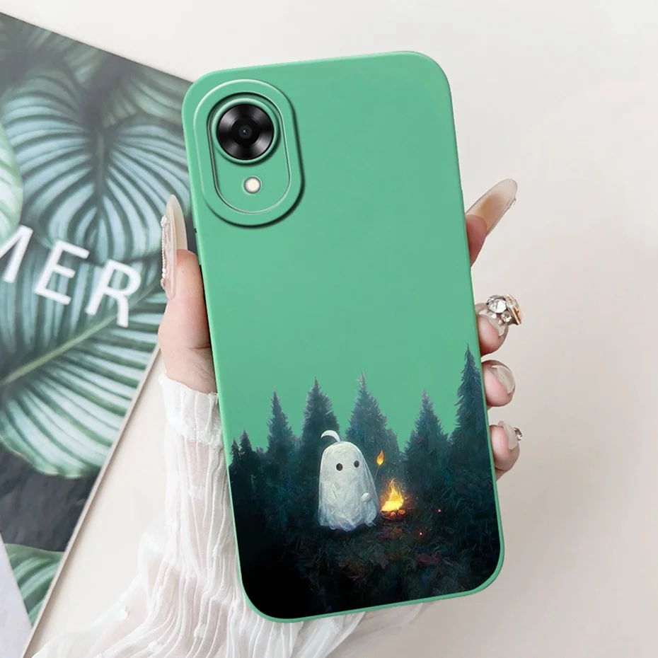 Charming Printed Soft Silicone Phone Case with Lens Protection