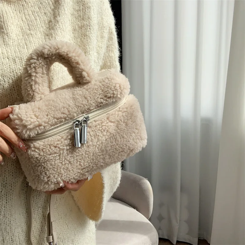 Bolso de diseñador de marca de lujo para mujer, moderno bolso de hombro de piel sintética para invierno, bolso cruzado de festival de moda Y2k para chicas