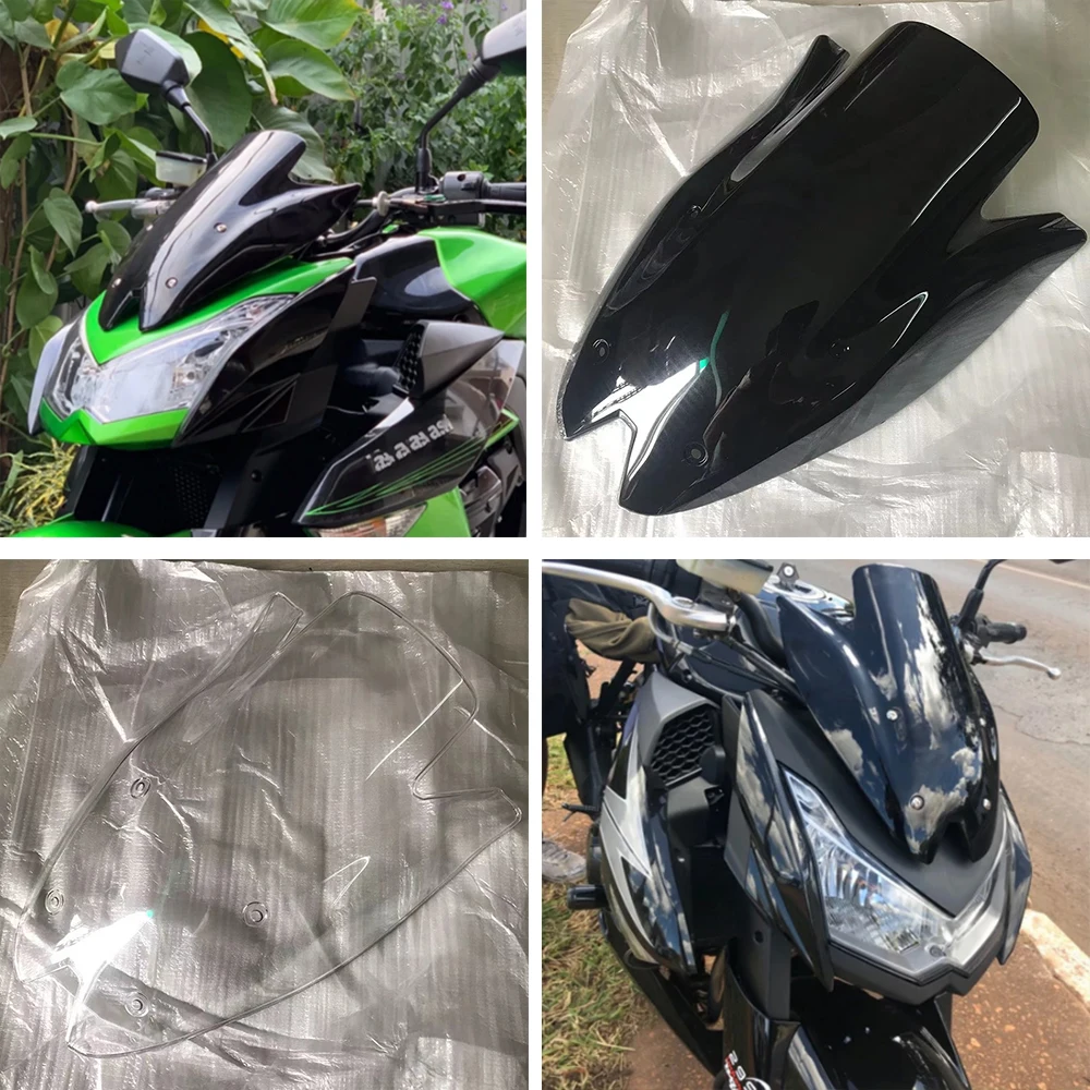 

Motorcycle Windshield Parabrisas Windscreen Screen Wind Deflector For Kawasaki Z1000 Z 1000 2010 2011 2012 2013 Black Iridium