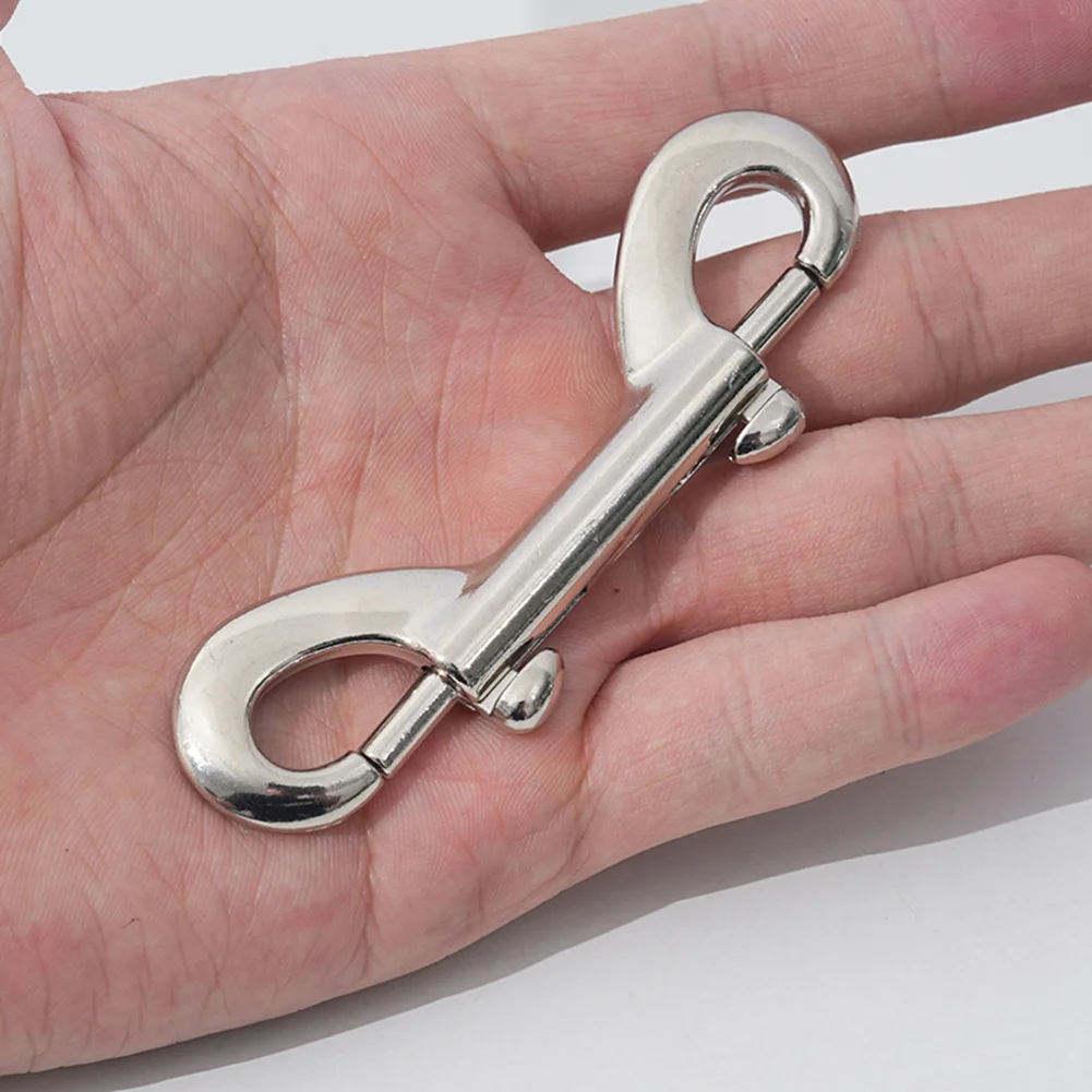Description Picture 5 of item10pcs Scuba Diving Double End Bolt Snap Hook Clips 316 Stainless Steel Quick Draw Link Carabiner B-Shape Spring Hook