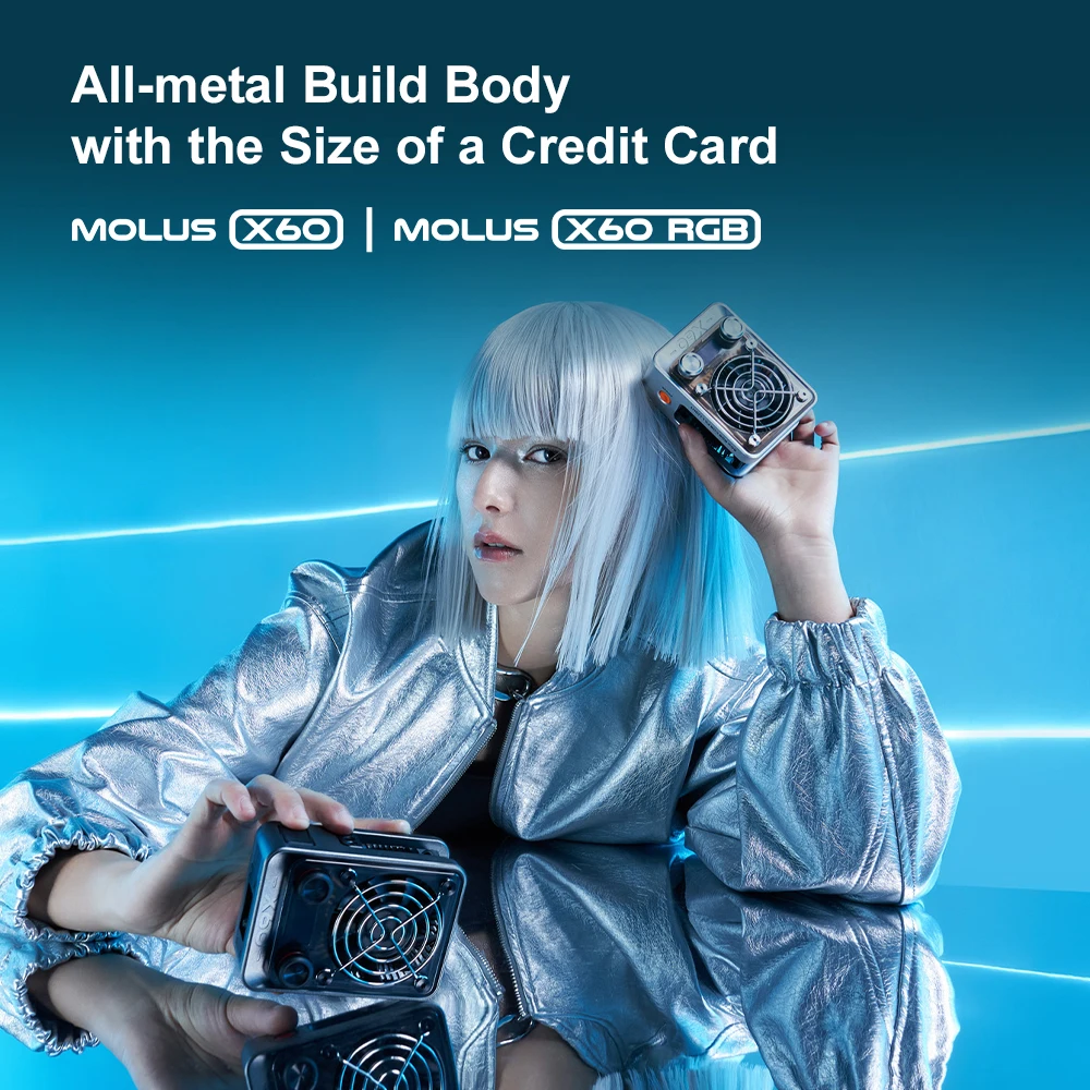 ZHIYUN Official MOLUS X60 X60RGB 60W RGB COB Light Pocket Video