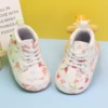 Baby Toddler Shoes, Printed Butterfly Style Baby Girl Toddler Sneakers, Fashionable Non-Slip and Anti-Kick, Autum and Winter 1
