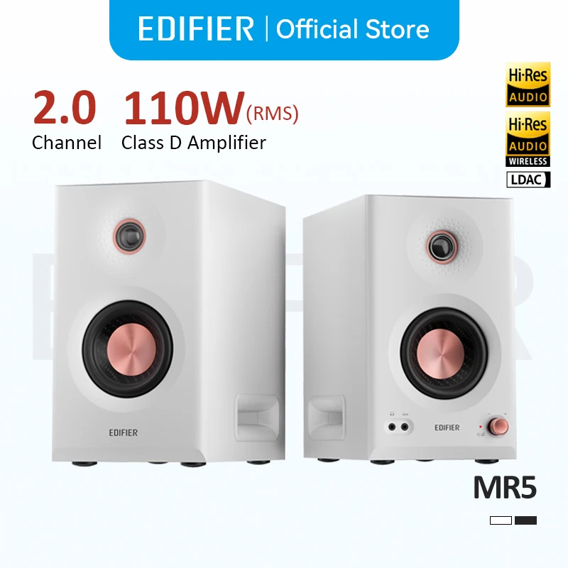 Edifier MR5 2.0 モニター スピーカー システム Bluetooth V6.0