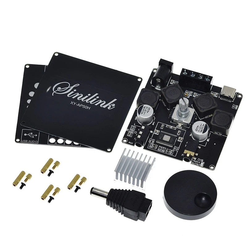 50W+50W Bluetooth 호환 디지털 XY-AP50H TPA3116D2 오디오 전력 증폭기 클래스 10W200W HiFi 스테레오 USB/AUX 사운드 카드 앰프