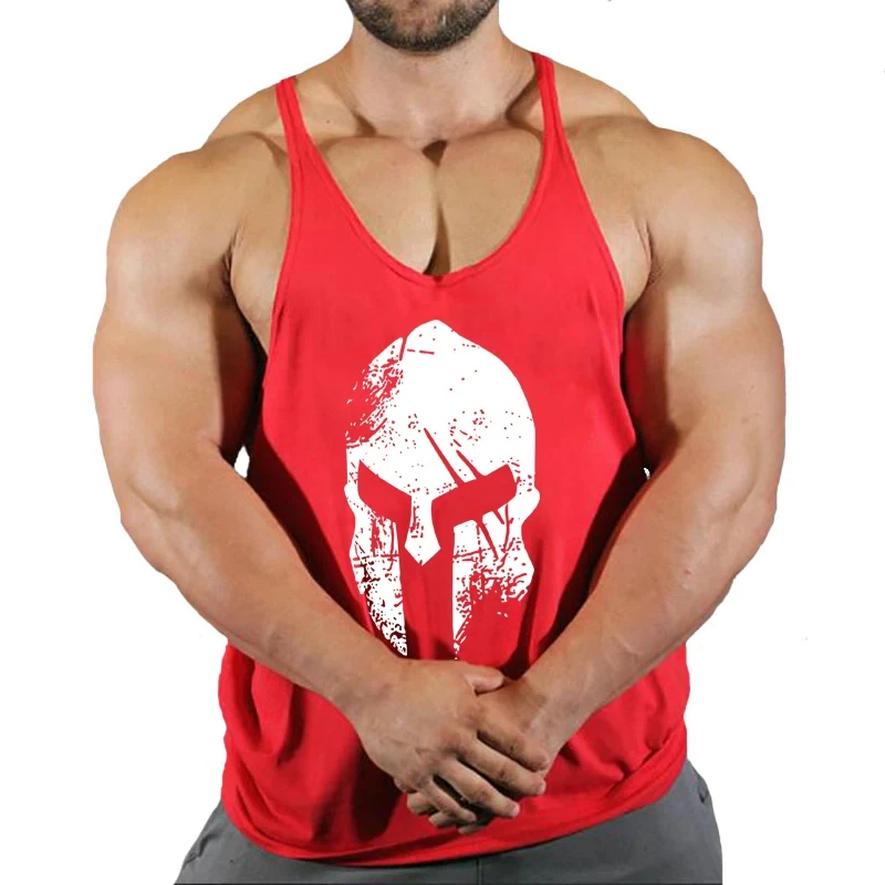 Muscular Man Gyms Men's Clothes Tank Top Vest Gym Bodybuilding and Fitness Stringer Clothing Workout Brand Singlets Shirt Muscle - Image 3