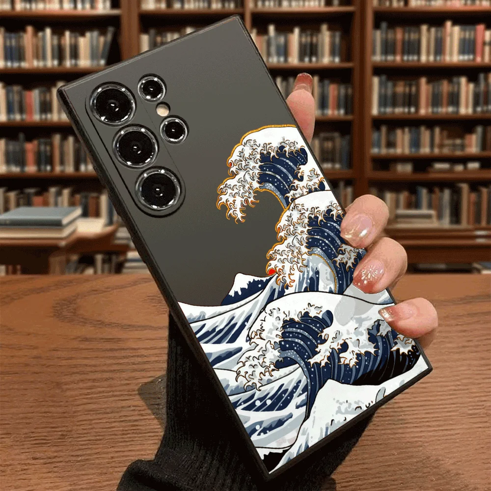 Great Wave Off Kanagawa Style Shockproof Soft TPU Slim Fit Case