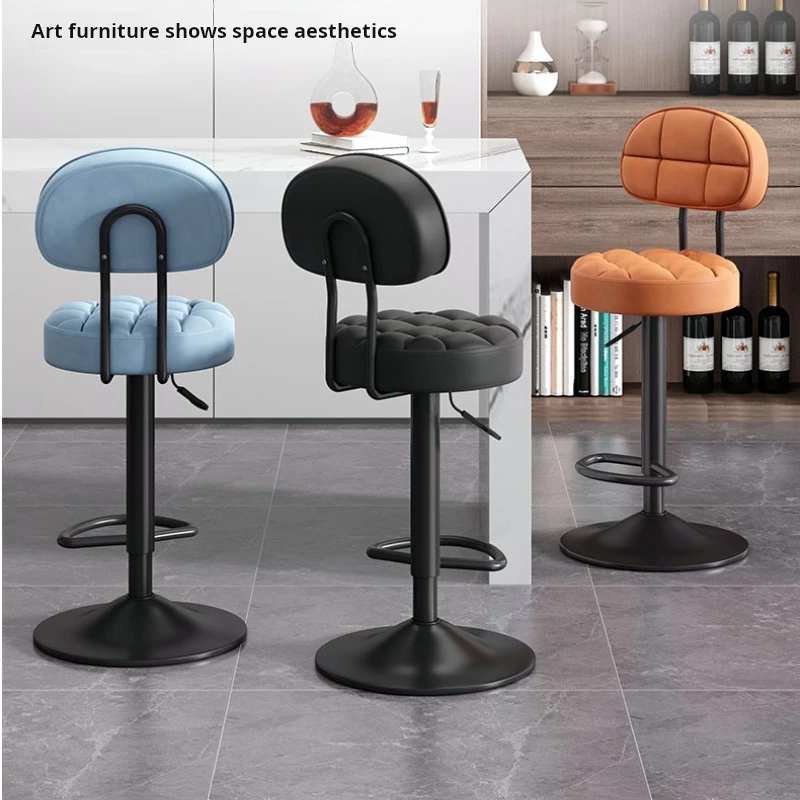 Adjustable Barstools Black And Copper Bar Stools Corrigan Studio