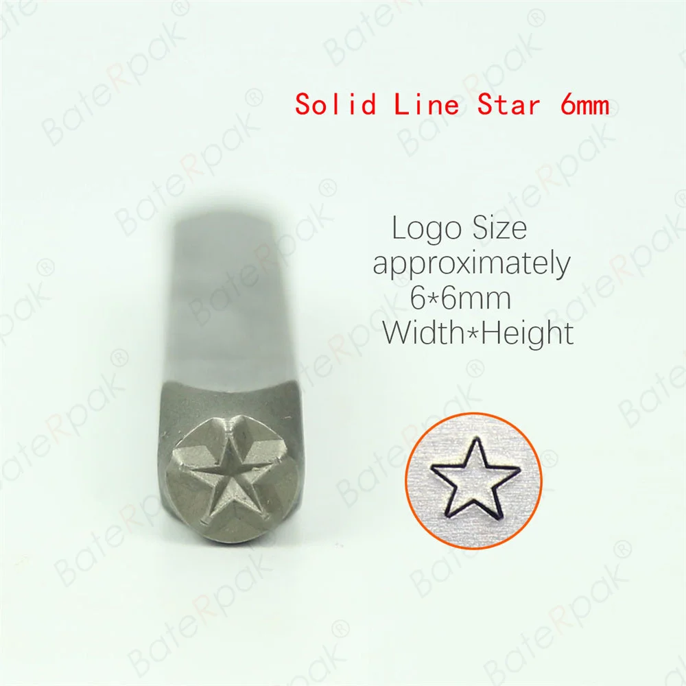 2/2.5/3/4/5/6/8mm Star Design steel punch Stamps,letters DIY  Bracelet/jewelry symbols steel stamp - AliExpress