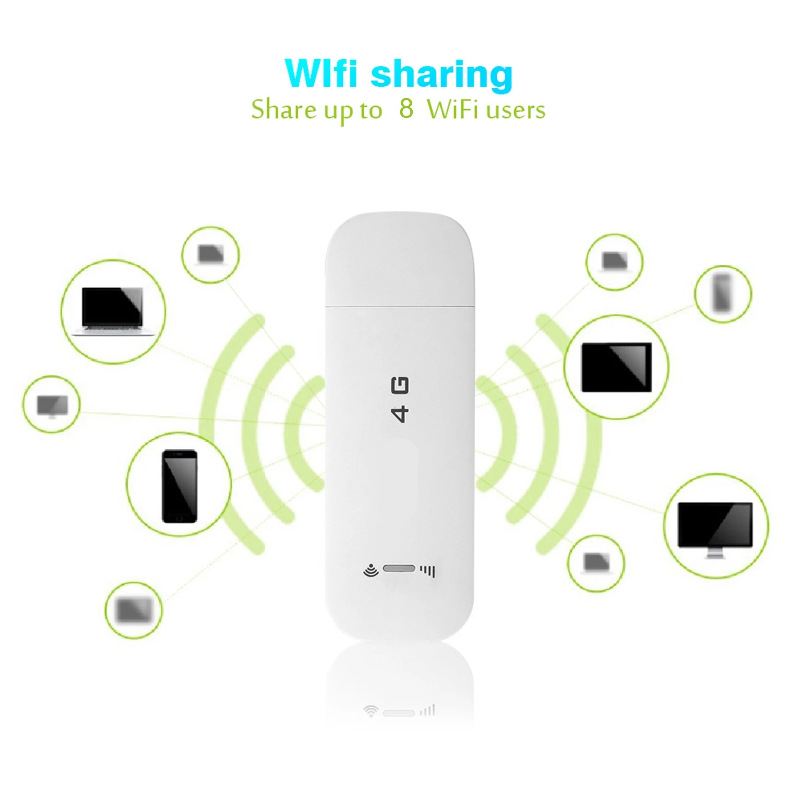 4G LTE USB 네트워크 어댑터 무선 와이파이 핫스팟 라우터 모뎀 스틱 USB 와이파이 핫스팟 USB 네트워크 어댑터 USB 모뎀 스틱