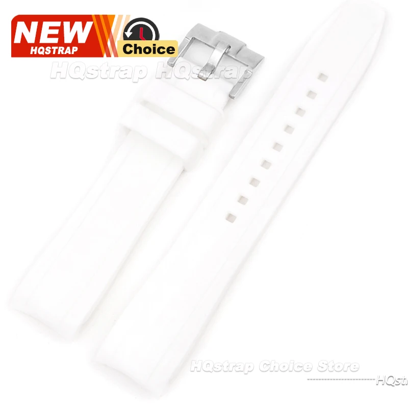 Versatile Silicone Watch Band in 20mm and 22mm Sizes - Durable Rubber Strap