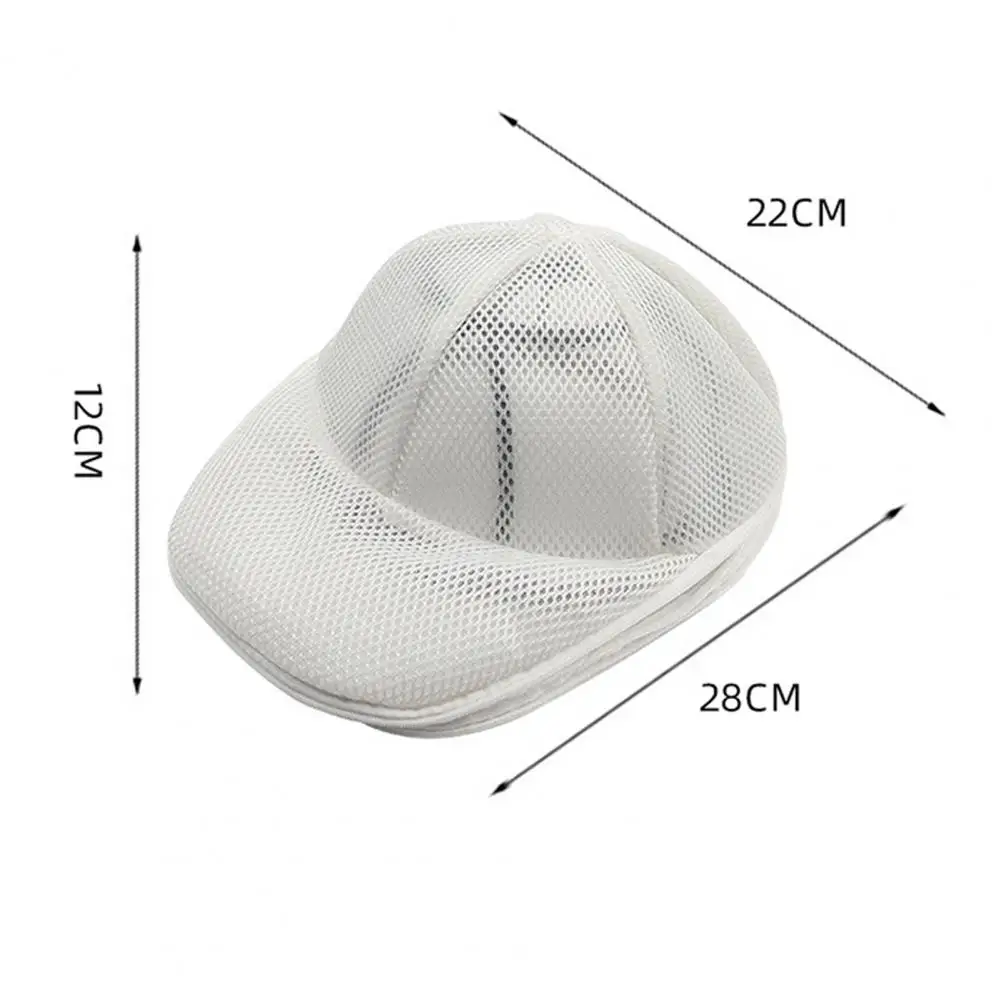 Hat Washer Cage Baseball Cap Washer Cage Reusable Mesh Tool with Zipper Hat Washing Frame for Multifunctional Use Tool