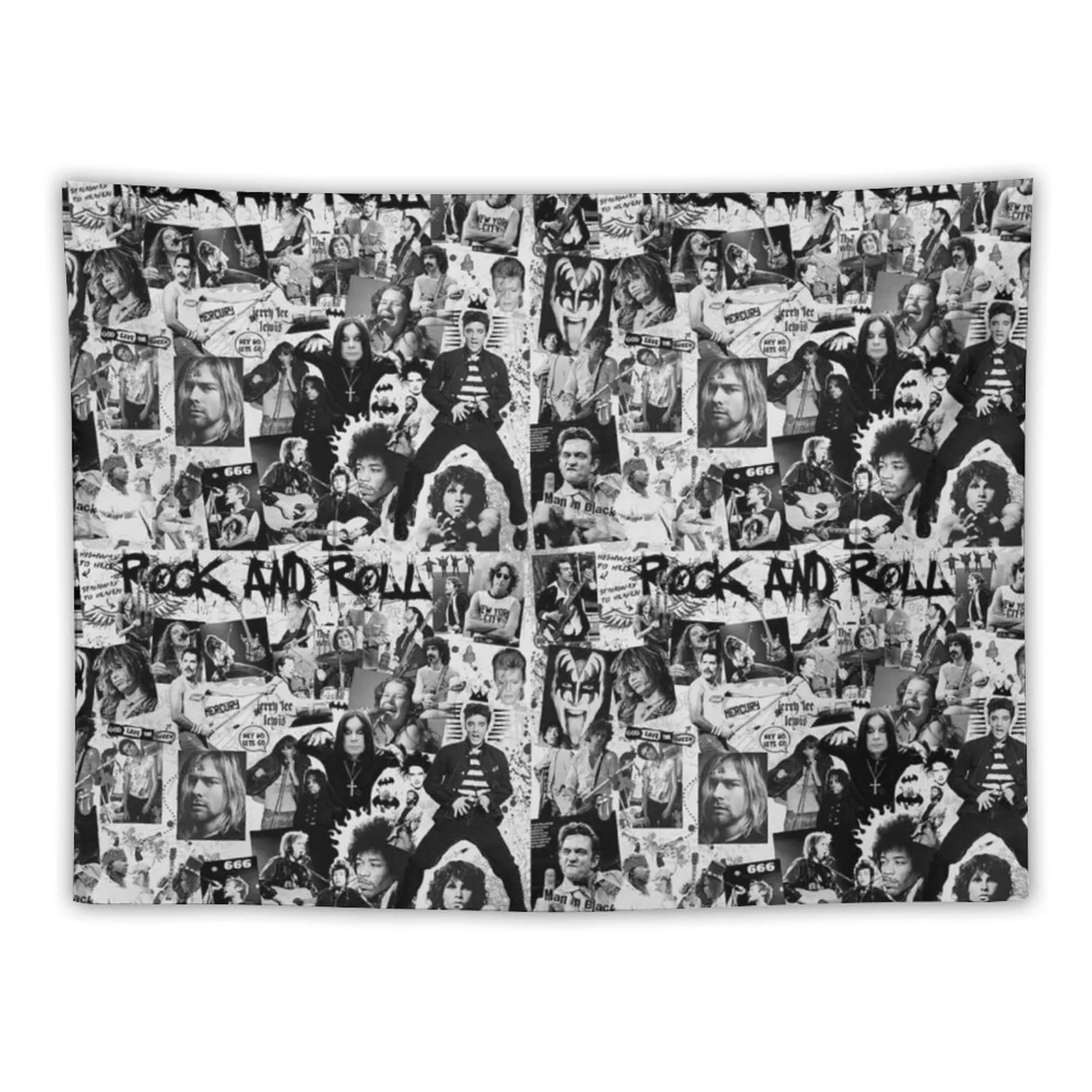 

ROCK AND ROLL Tapestry Mushroom Decorative Wall Murals Tapestry