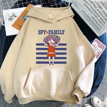Spy x Family Anmie Hoodie Logo Sudaderas Man Oversized Sweatshirt Top Harajuku Unisex Pullover Streetwear Tracksuit Wram Clothes