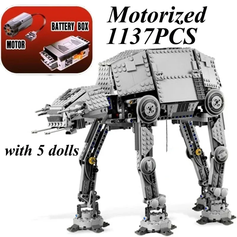 2026 NEW 모터 포함 1137 PCS 05050 모터 구동식 10178 워킹 AT-AT 모델 빌딩 세트 블록 브릭 장난감 어린이 생일 선물