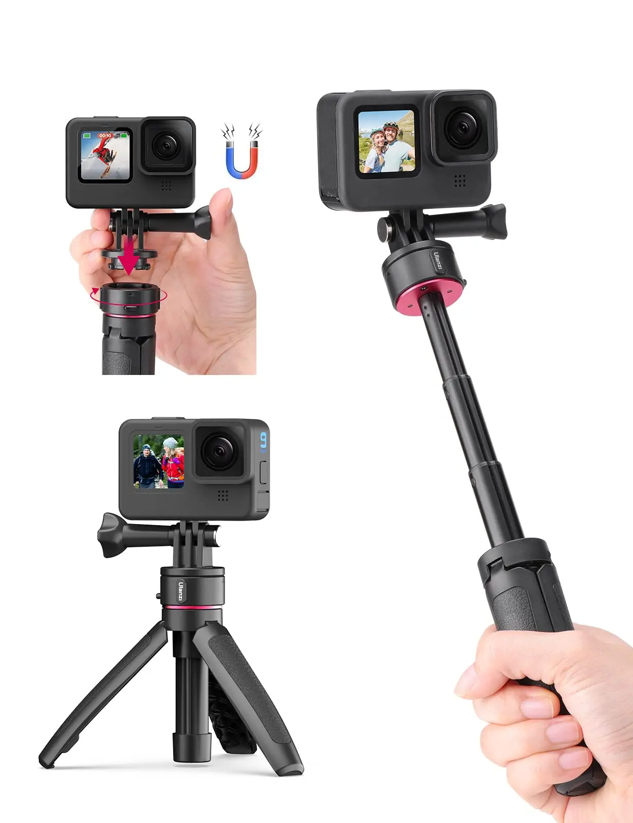 Gopro Accessories Hero 9 Selfie Stick | Mt-09 Tripod Selfie - Mt-09 - Aliexpress