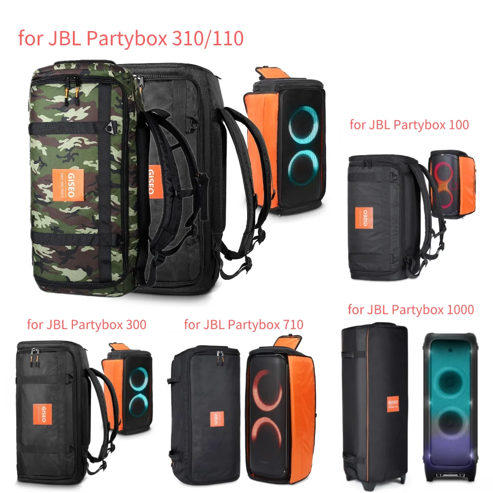 Custodia Pieghevole Per Altoparlanti Compatibile Con Bluetooth Zaino Per Altoparlanti Di Grande Capacità Per Jbl Partybox 310/110/100/300/710/1000