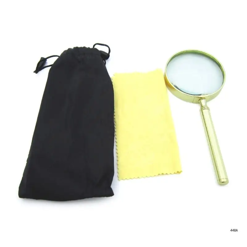 

Magnifying Glass, 30X Magnifier, 65mm Glass Lens, Magnifying Glass for Kid and Adults, Handheld Magnifying Glass