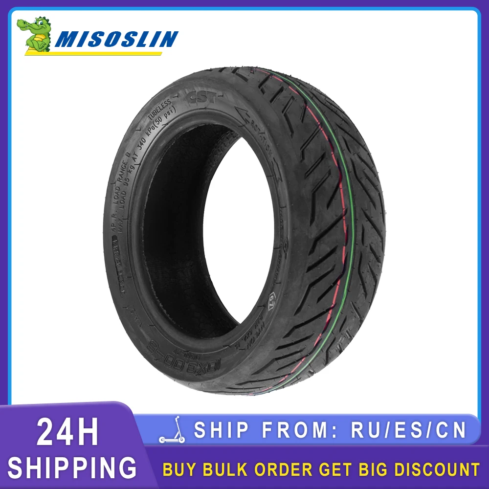 

10X3.00-6 Tubeless Tire for Zero 11X Kaabo Wolf Kickscooter Kugoo M4 Pro Electric Scooter CST Wear Resistant Vacuum Tyre