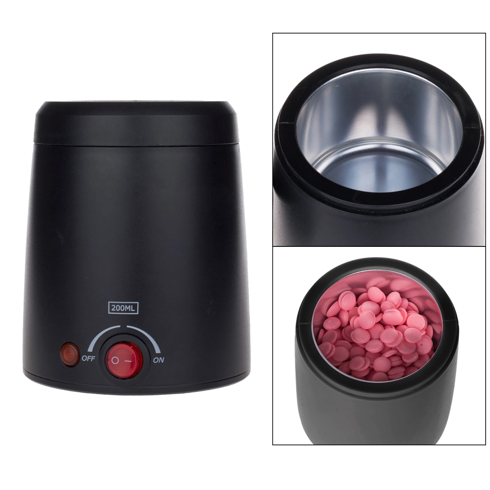 Electric Wax Heater Hot Wax Machine Paraffin Pot Warmer Hair Removal Wax-melt Machine EU PLug