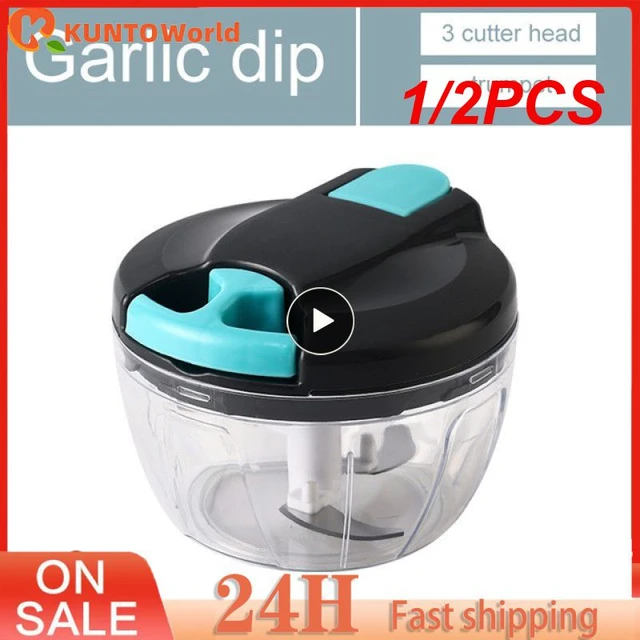 1/2PCS 520ml Manual Food Chopper Hand Pull String Vegetable Cutter