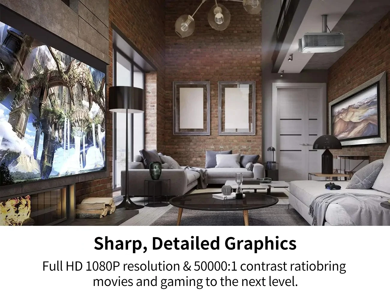 ZJZ 옵토마 HD28HDR 2025 신형 4K 레이저 홈 프로젝터 4000 루멘 고휘도 DLP 디스플레이 휴대용 고급 레이저 프로젝터