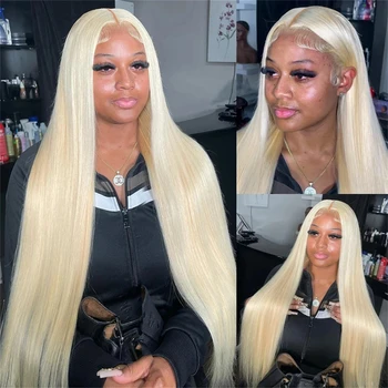 Finros 613 Hd Lace Frontal Wig 13x6 Human Hair Wigs Straight 13x4 Transparent Lace Front Blonde Colored Wig For Women Brazilian 1