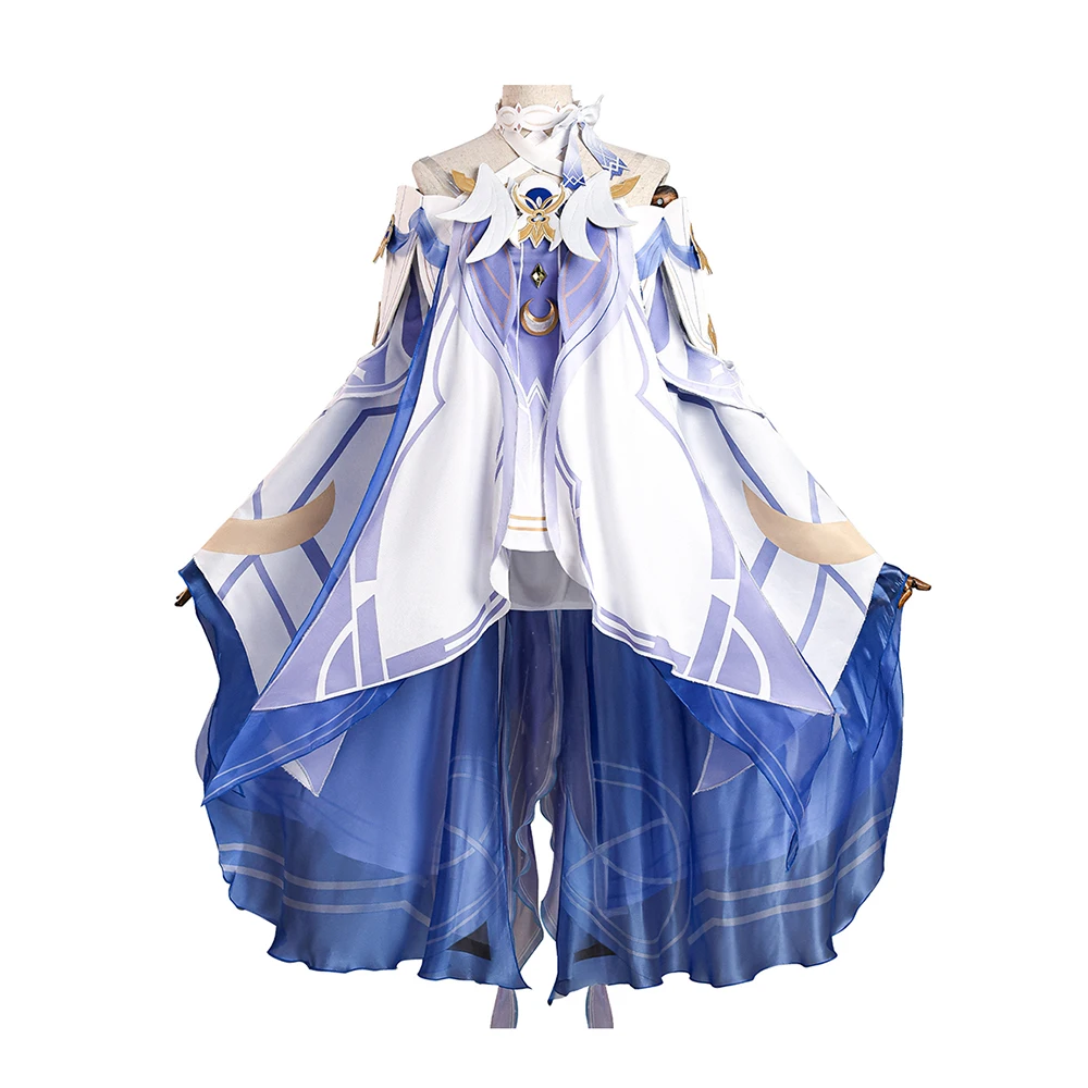 Genshin Impact: Columbina | Ppurplr Uniform Cosplay Costume Set 32 Final Fantasy XIV Columbina Japanese School Uniform Cosplay Costume