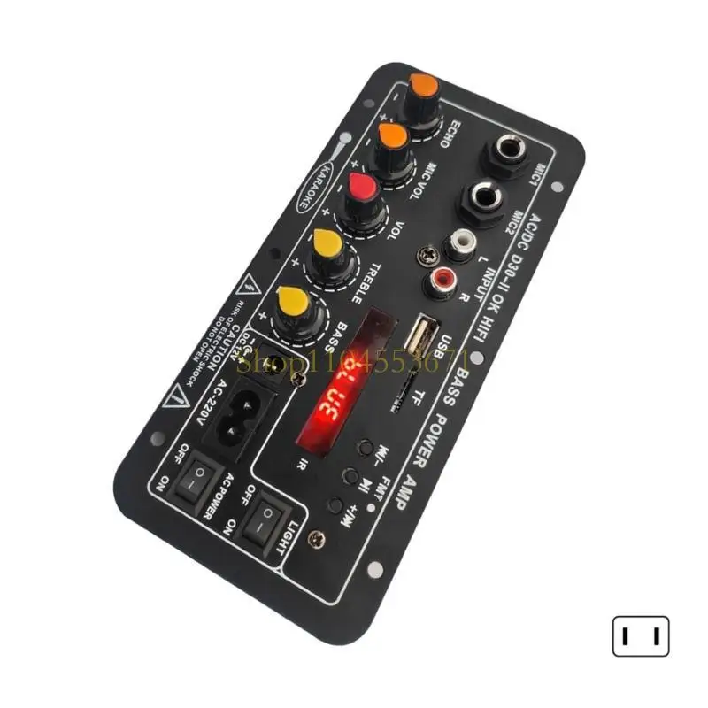 베스트 셀러 D30II 블루투스 호환 파워 앰프 지원 오토바이 차량용 USB DIY 서브우퍼