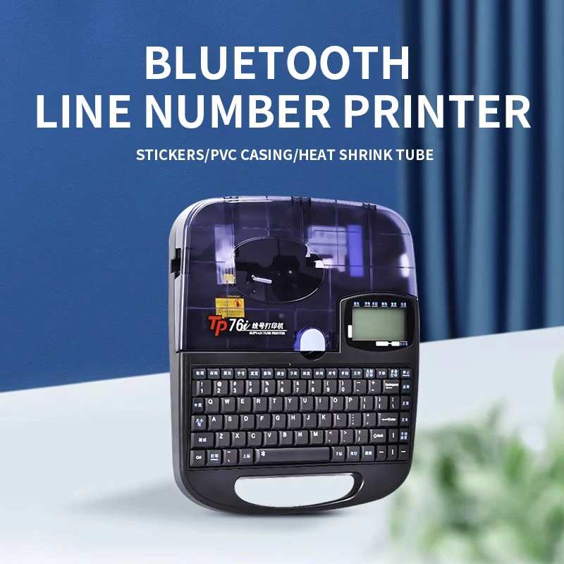 

TP76i, аппарат с линейным номером, компьютер с Bluetooth, портативный кодирующий аппарат, цифровой трубчатый принтер, термопринтер для печати этикеток