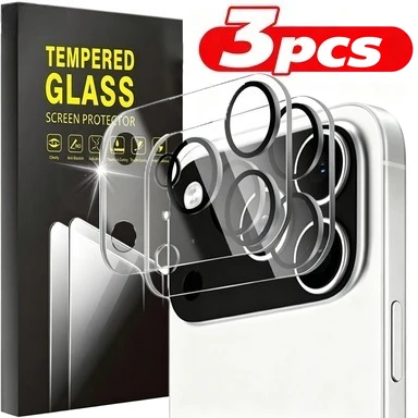 Premium HD Tempered Glass Camera Lens Protector - 9H Durability