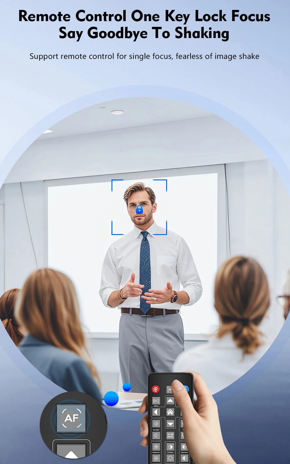 Dimostrazione della webcam su laptop