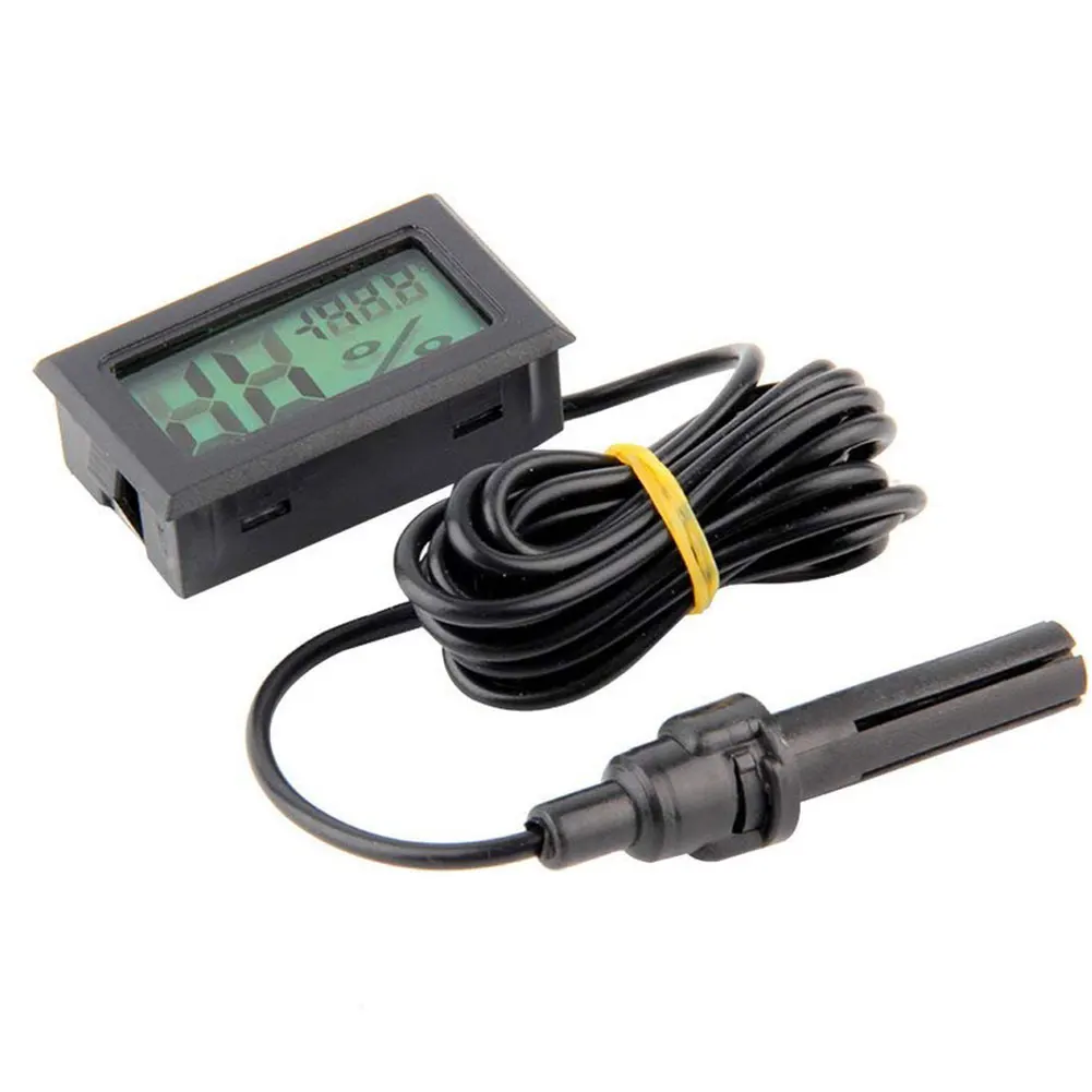 Digital Thermometer Hygrometer Temperature and Humidity Meter for Reptile Incubator Aquarium Poultry