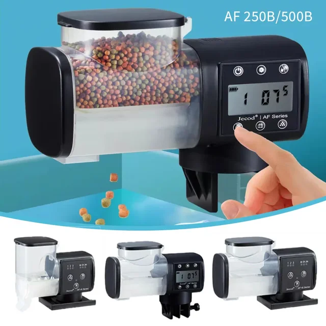 Jebao Jecod New Aquarium Fish Tank Feeder Intelligent Automatic Feeder Digital Timing Wifi Wireless Remote Control Fish Feeding 4