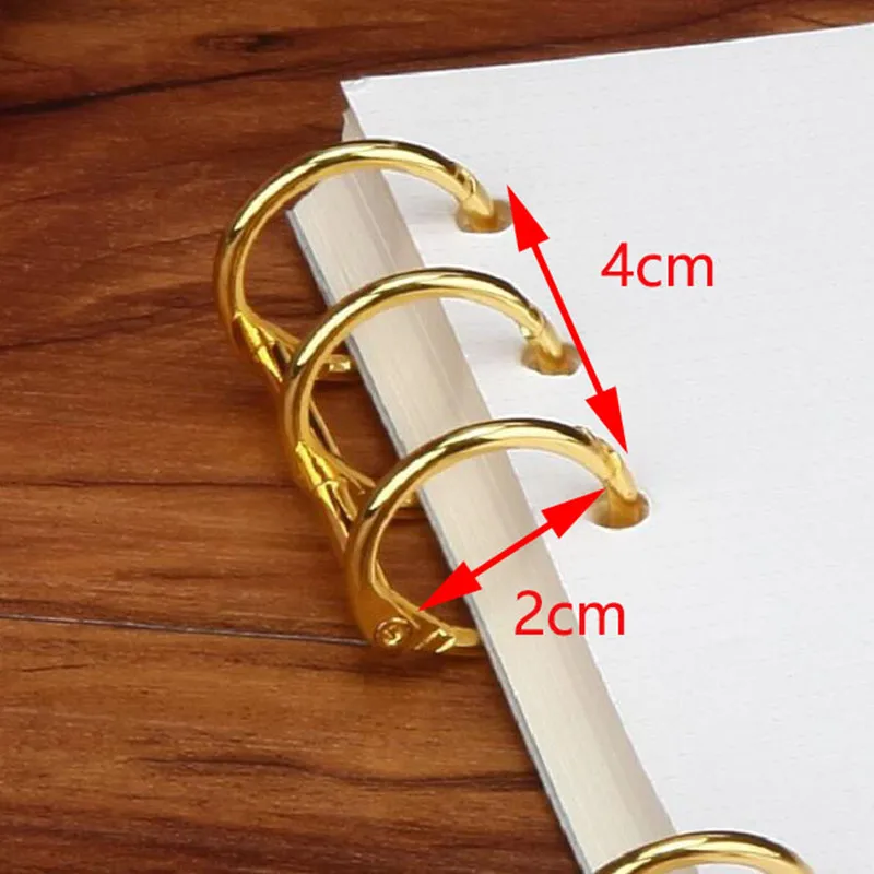 Metal Plated Loose Leaf Book Binder Hinged Ring Binding Rings Nickel Desk Calendar Circle 3 rings For Card Key Album metal ring binder,metal binder ring,book binding supplies