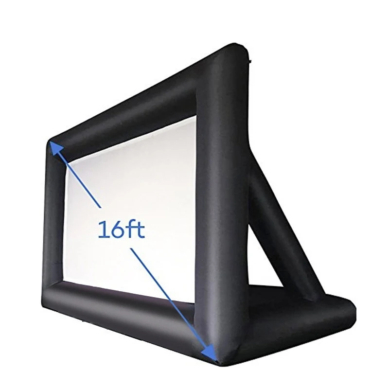 16ft 20ft 24ft Inflatable Projector Movies Screen for Home Movies TV Shows Videos Playing Games Etc 5