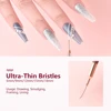 KADS 6/9/12/15/18mm Nail Art Liner Brush for Nails Red Wood Handle Drawing Lines Stripe Painting Art Design Pen Manicure Tool 4