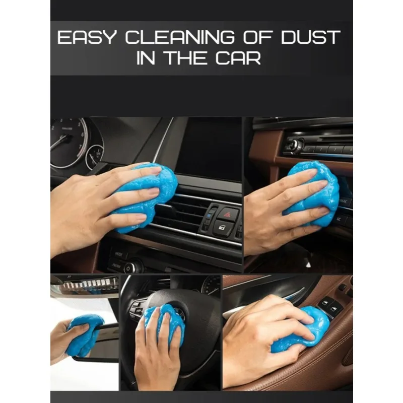 Exhaust dashboard Car Cleaning Gel Laptop keyboard Magic Car wash interior dust dirt mud seam reusable cleaning slime wash tool cleaning gel cleaning magic mud car cleaning gel car detailing cleaner car cleaning tool