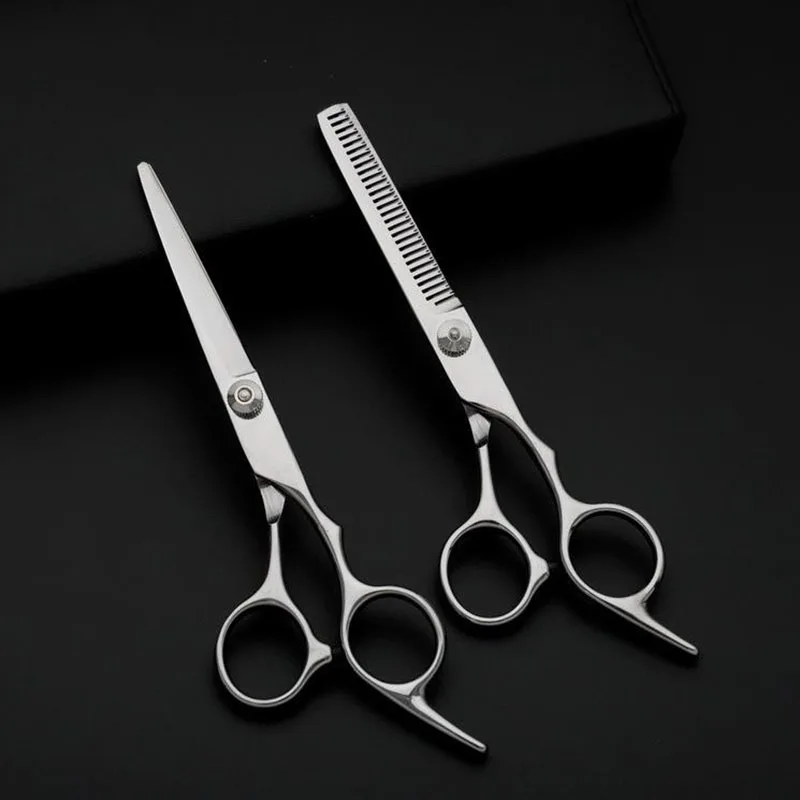 Stainless Steel Pet Dogs Gromming Scissors Shears Sharp Edge Animals Cat Hair Cutting Barber Cutting Tools 17.5cm