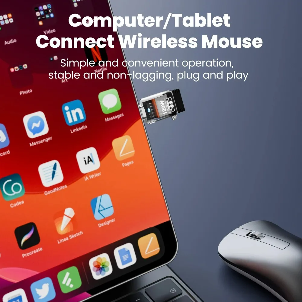 120W USB C OTG Adapter USB 3.2 to Type-C 10Gbps Data Audio Charging Female to Male Connector For PC Tablet Xiaomi Huawei Phone