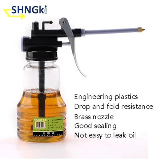 High - Pressure Machine Oil Can 250ML Plastic Hose Resistant To